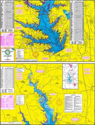 Hook-n-line Freshwater Map: Texas Lake Conroe