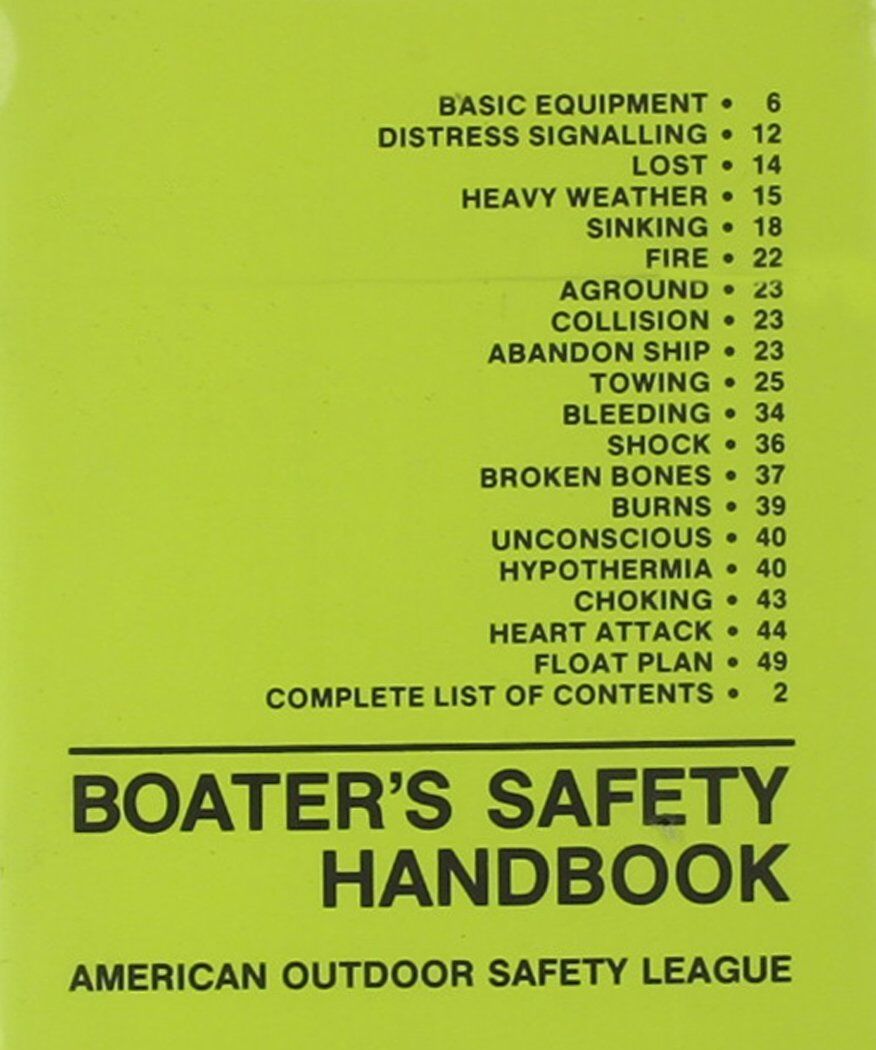 Boater's Safety Handbook