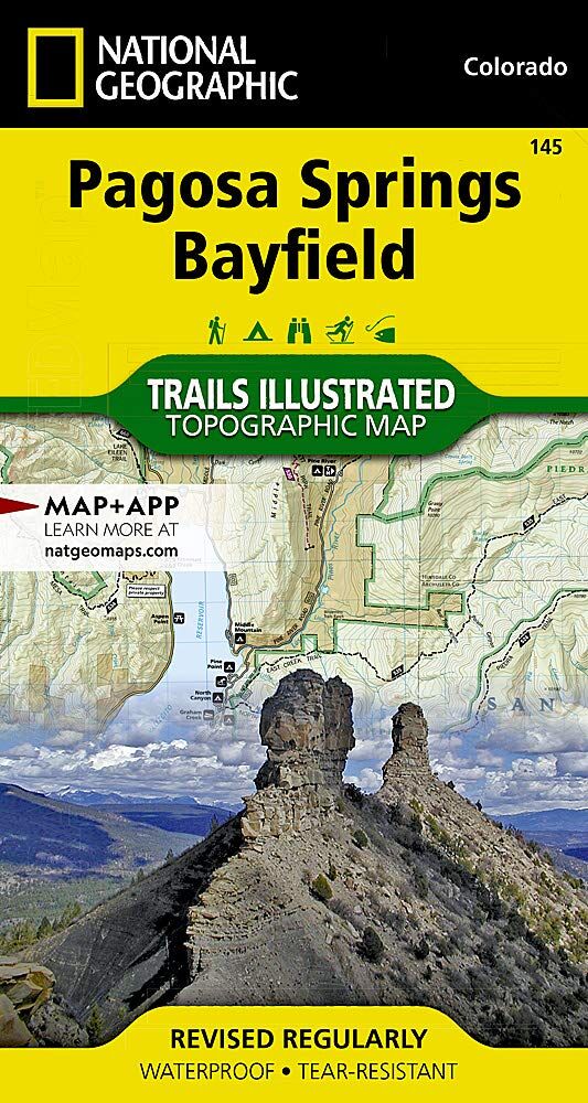 Trails Illustrated Maps: Colorado - Pagosa Springs/bayfield