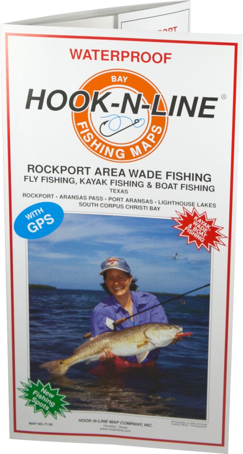 Hook-n-line Saltwater Map: Texas Rockport Area Wade Fishing Hook-n-line Saltwater Map: Texas Rockport Area Wade Fishing